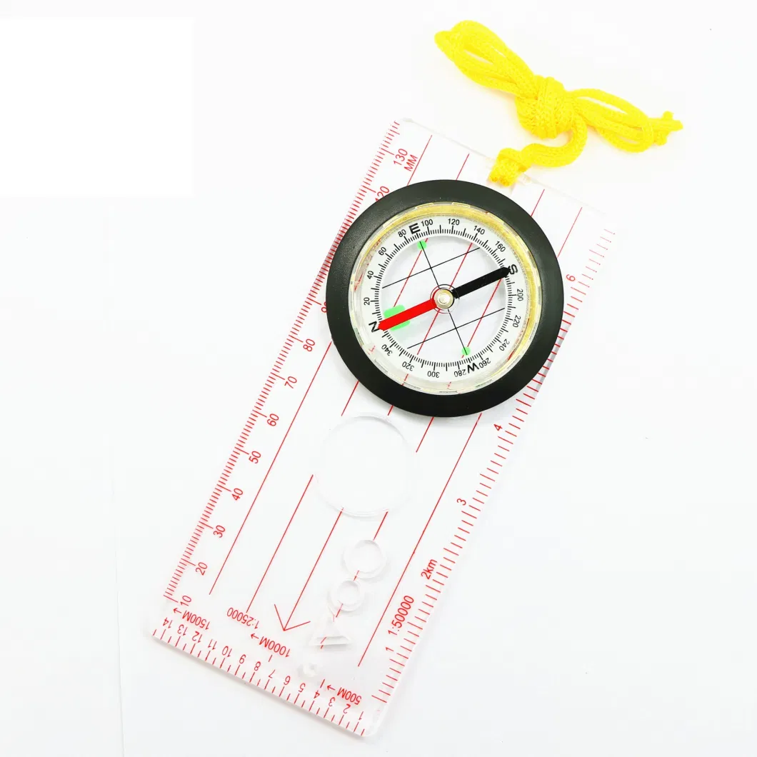 45mm Hot Selling Drawing Compass Field Orienting Map Compass with Base