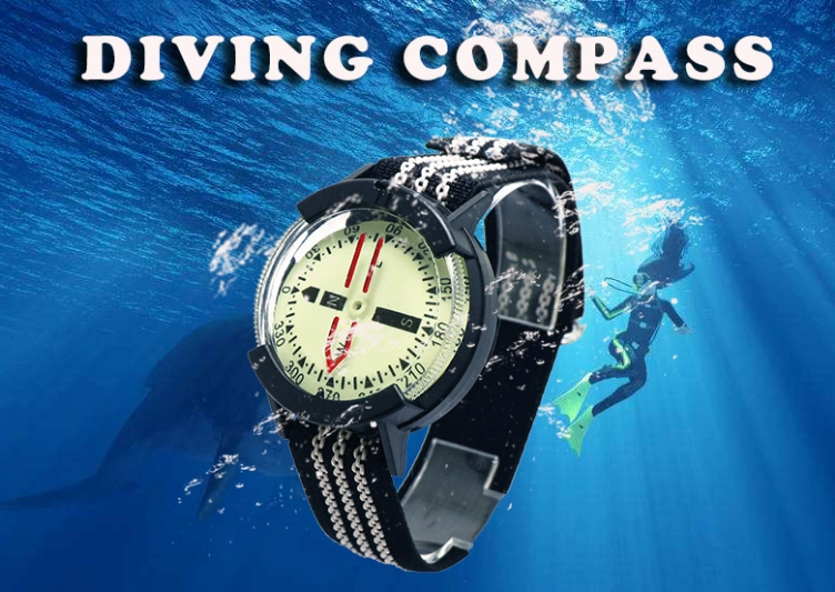 Operate Easily Acrylic ABS Customized Logo Water Safety Diving Compass for Men Women
