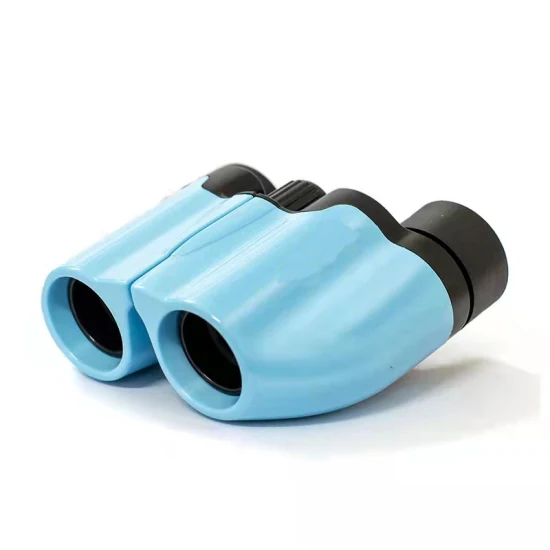 Child Toys Outdoor Binoculars Double Tube HD Magnifier Mini Binoculars for Kids Real